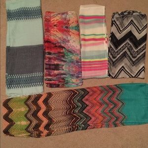 Lot of boutique scarves. 14 total scarves.